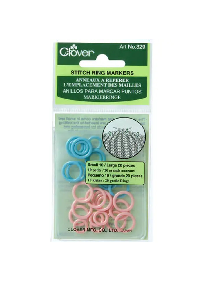 Clover Stitch Ring Markers