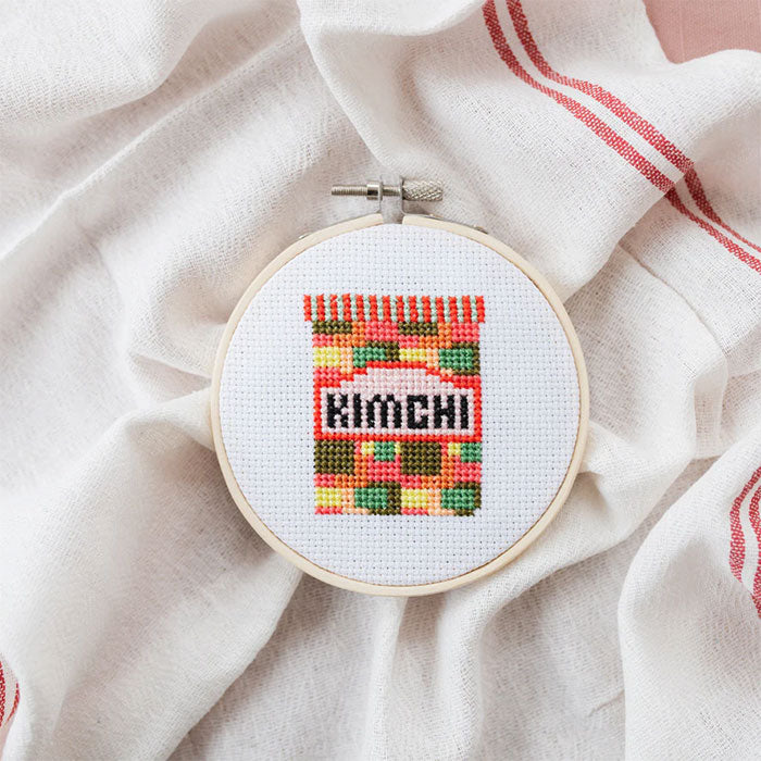 Cotton Clara Kimchi Cross Stitch Kit