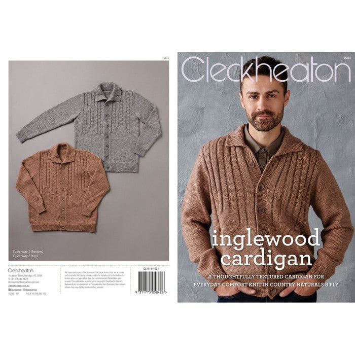 Cleckheaton Inglewood Cardigan Pattern