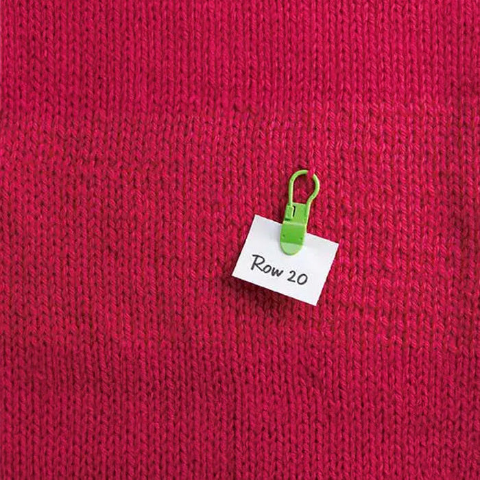 Clover Locking Stitch Markers With Clip