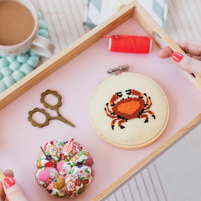 Cotton Clara Crab Cross Stitch Kit
