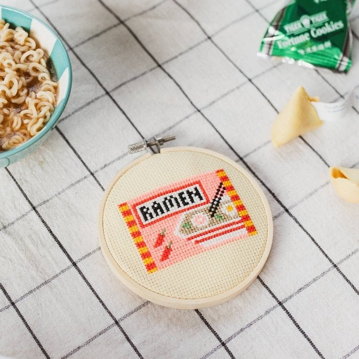 Cotton Clara Ramen Cross Stitch Kit