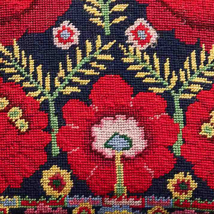 Ehrman Embroidered Flowers Cushion