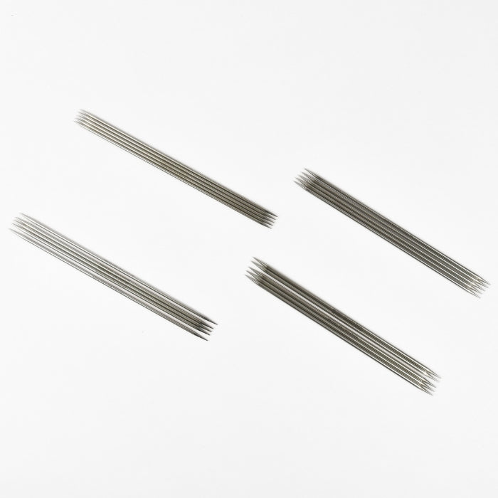 HiyaHiya Sharp Steel Double Pointed Needles Sock Set - 15cm