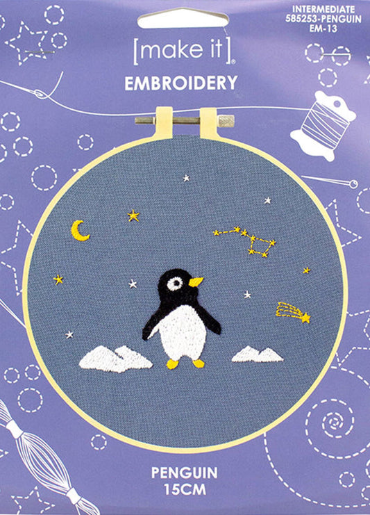 Make It Penguin Embroidery Kit