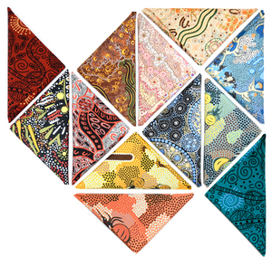 Buy Premium Quality Aboriginal patchwork quilting fabrics. Australia's best range of Quilting fabrics in store or online | Morris & sons is proudly Australian owned and operated family business now over 45 years providing best range and service.
