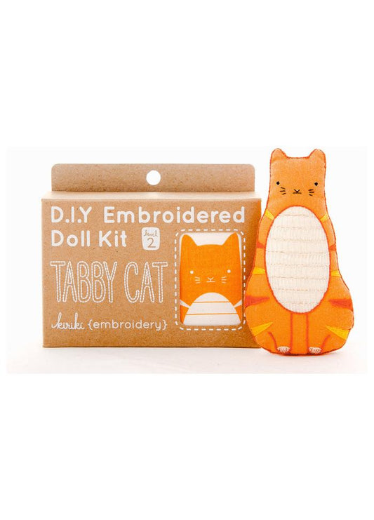 Kiriki Press Tabby Cat - Embroidery Kit