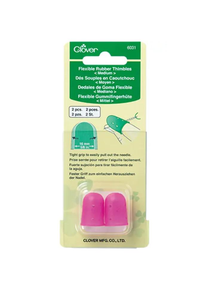Clover Flexible Rubber Thimbles Medium