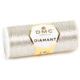 DMC Diamant Embroidery Thread D168 Light Silver