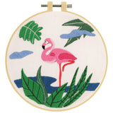 Make It Flamingo Embroidery Kit