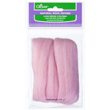 Natural Wool Roving 7926 Pink