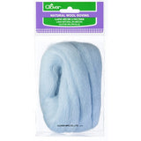 Natural Wool Roving 7939 Light Blue