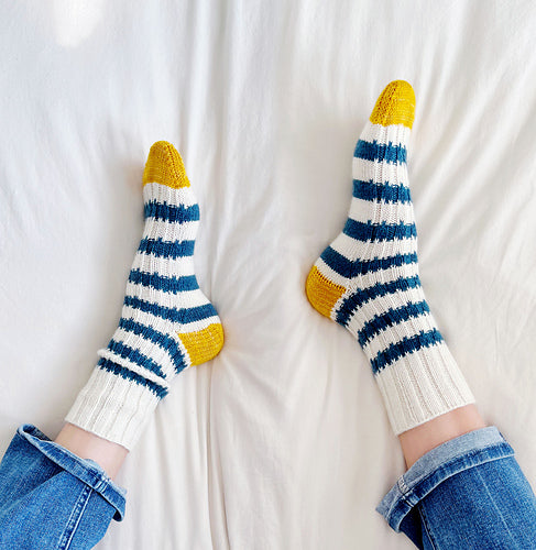 Buy The Slip Rib Socks by Summer Lee Online Morris Sons