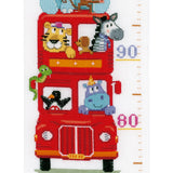 VERVACO COUNTED CROSS STITCH KIT FUNNY BUS