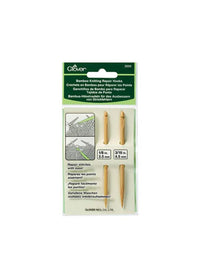 Clover Bamboo Knitting Repair Hooks