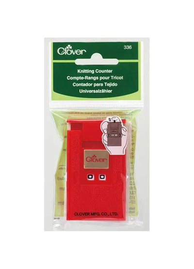 Clover Knitting Counter Red