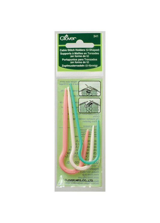 Clover Cable Stitch Holders U Shaped