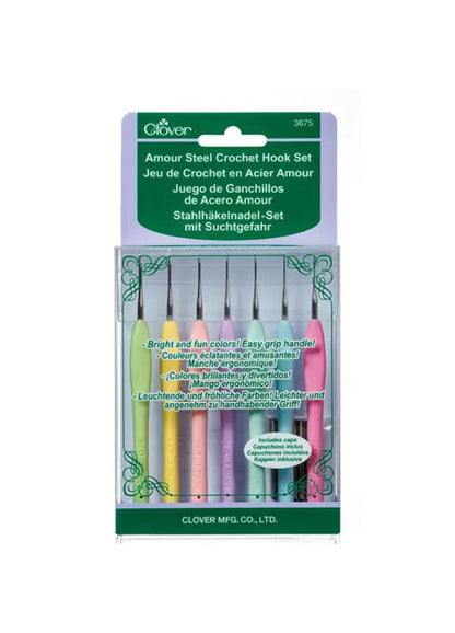 Clover Amour Crochet Hook Set 0.60-1.75mm