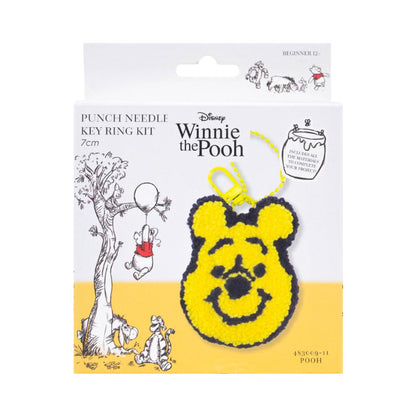 Disney Winnie the Pooh Punch Needle Key Ring Kit