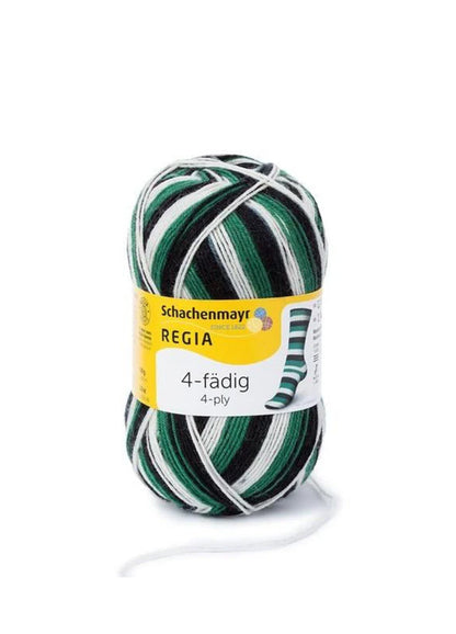5390 Black White Green Stripe