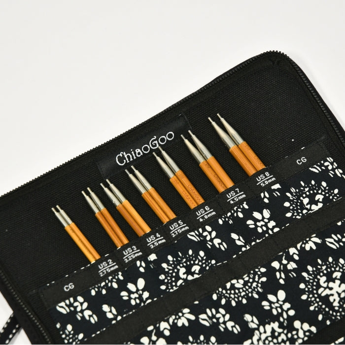 ChiaoGoo Spin Bamboo Interchangeable Set 5" (13cm) - Complete