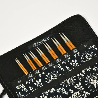 ChiaoGoo Spin Bamboo Interchangeable Set 5" (13cm) - Complete