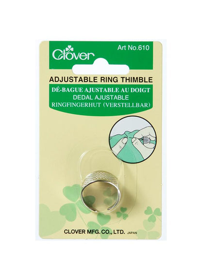 Clover Adjustable Ring Thimble