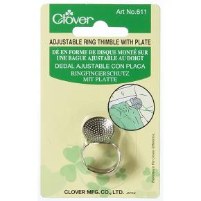 Clover Ring Thimble with Plate