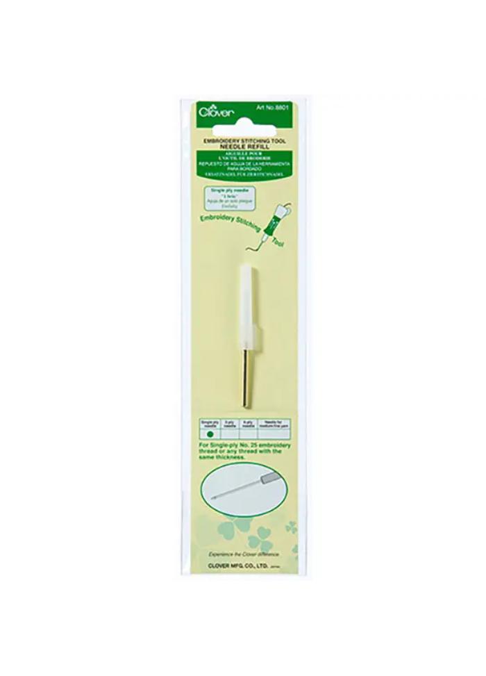 Clover Embroidery Stitch Tool Refill Single Ply Needle