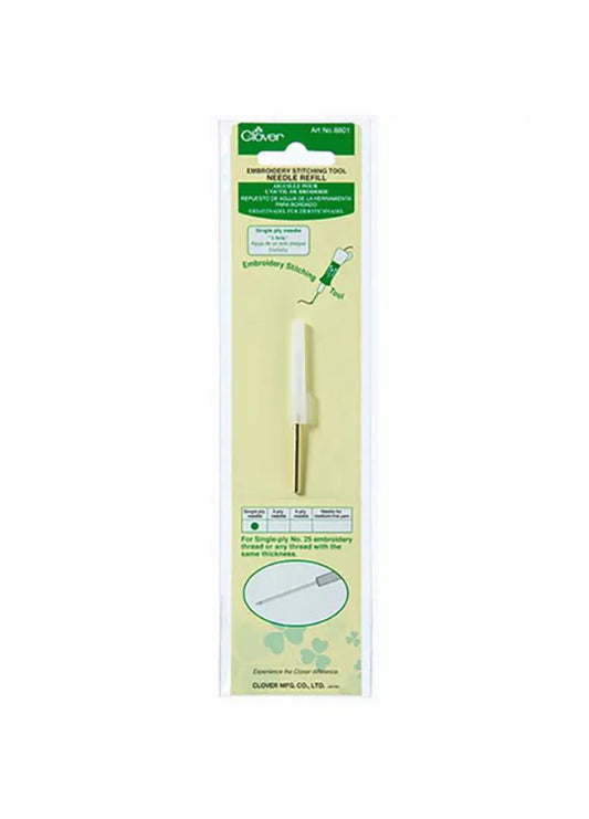 Clover Embroidery Stitch Tool Refill Single Ply Needle
