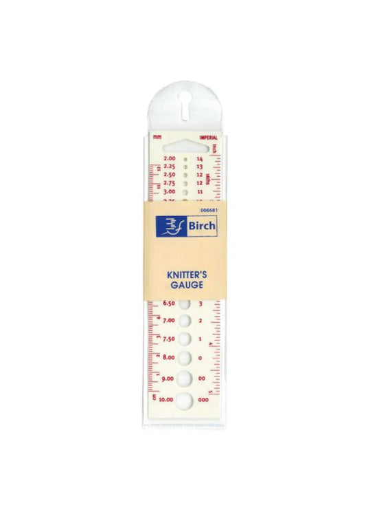 Birch Knitters Gauge