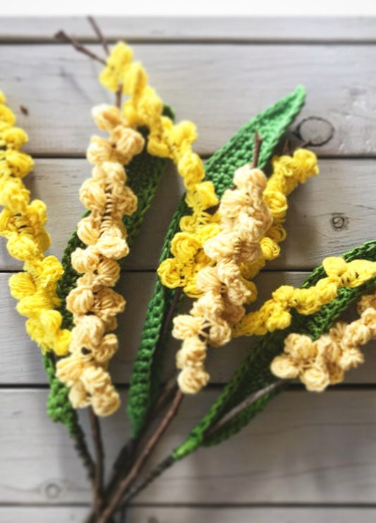 Alison Thompson Crochet Wattle and Leaf Kit