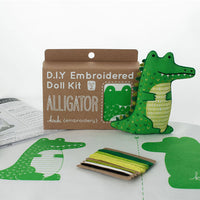 Kiriki Press Alligator Embroidery Kit