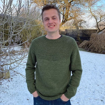 PetiteKnit Anker's Sweater - My Boyfriends Size Pattern Booklet
