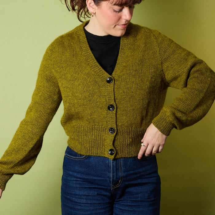 PetiteKnit April Cardigan Kit
