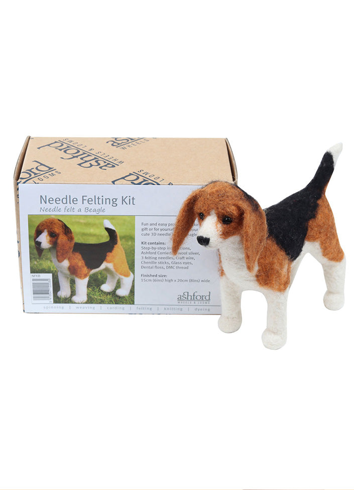 Ashford Beagle Needle Felting Kit