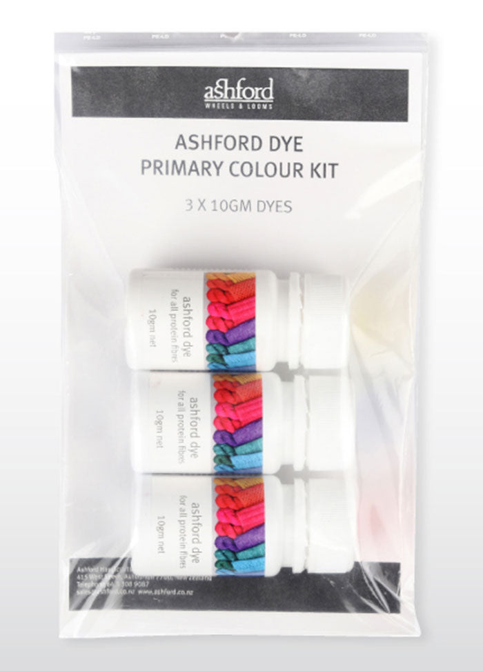 Ashford Dye Primary Colour Kit