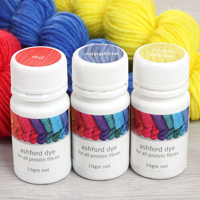 Ashford Dye Primary Colour Kit