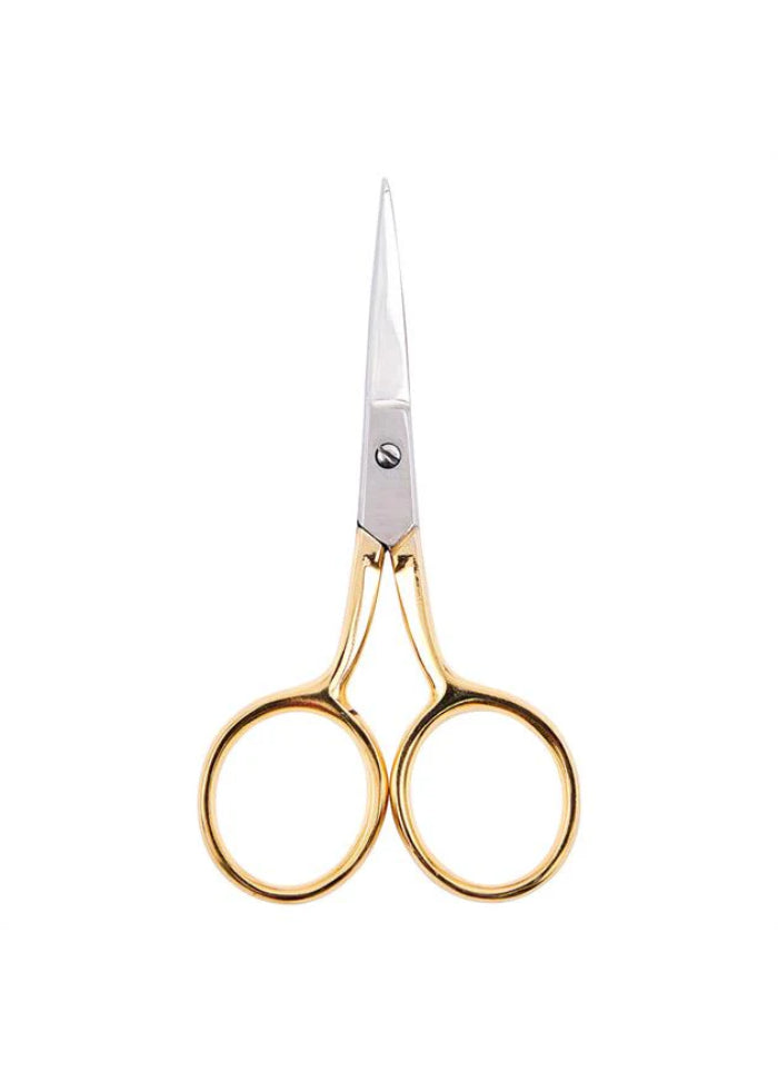 Klasse Embroidery Scissors Extra Large Handle 105 mm Gold