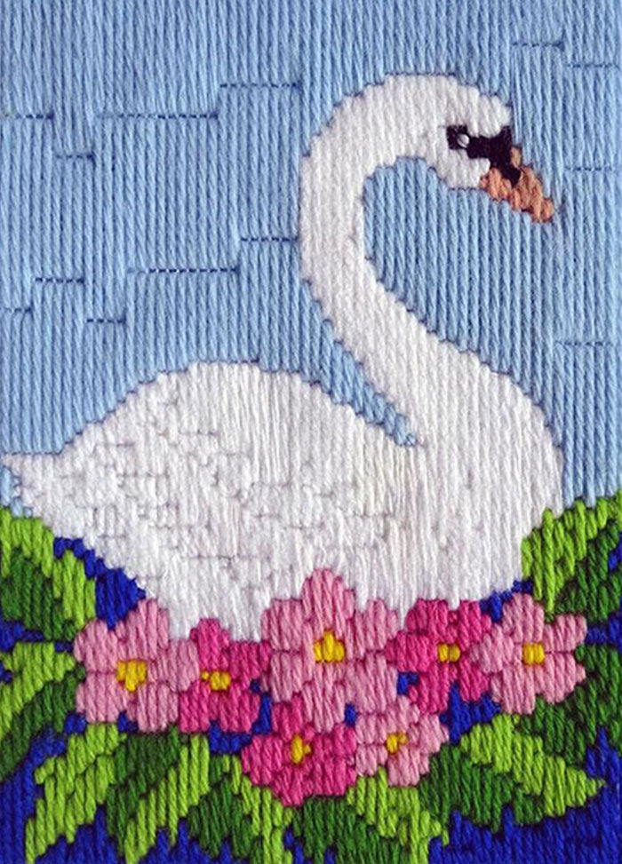 Beutron Swan Long Stitch Kit
