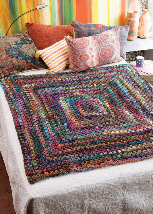 Noro Big Granny Afghan Crochet Kit (Pattern Not Included)