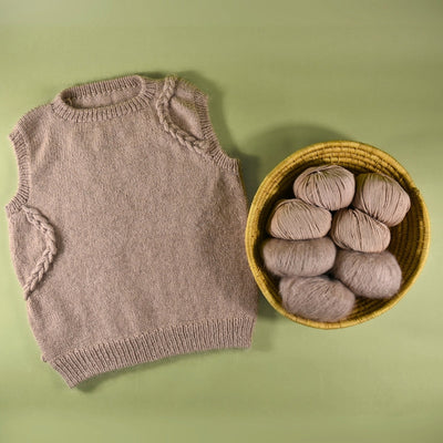 Pope Knits Braided Lines Vest Kit