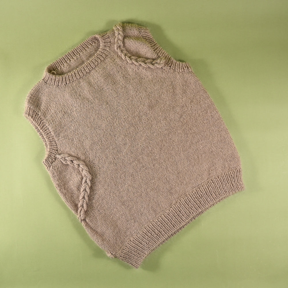 Pope Knits Braided Lines Vest Kit