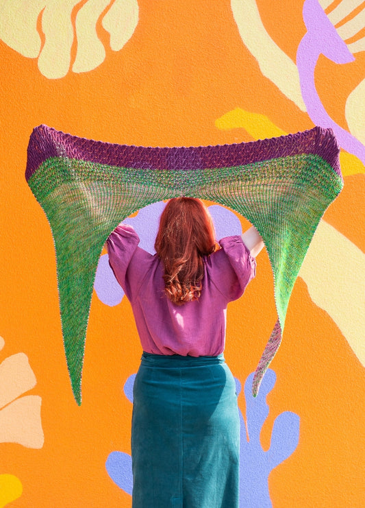 Dear Pru Bramble Shawl Kit