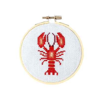 Cotton Clara Lobster Cross Stitch Kit