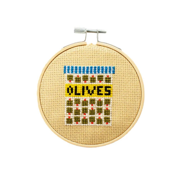 Cotton Clara Olives Cross Stitch Kit
