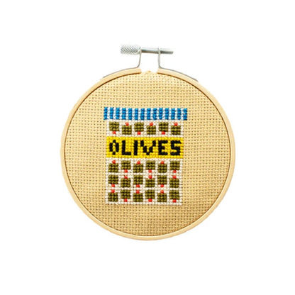 Cotton Clara Olives Cross Stitch Kit
