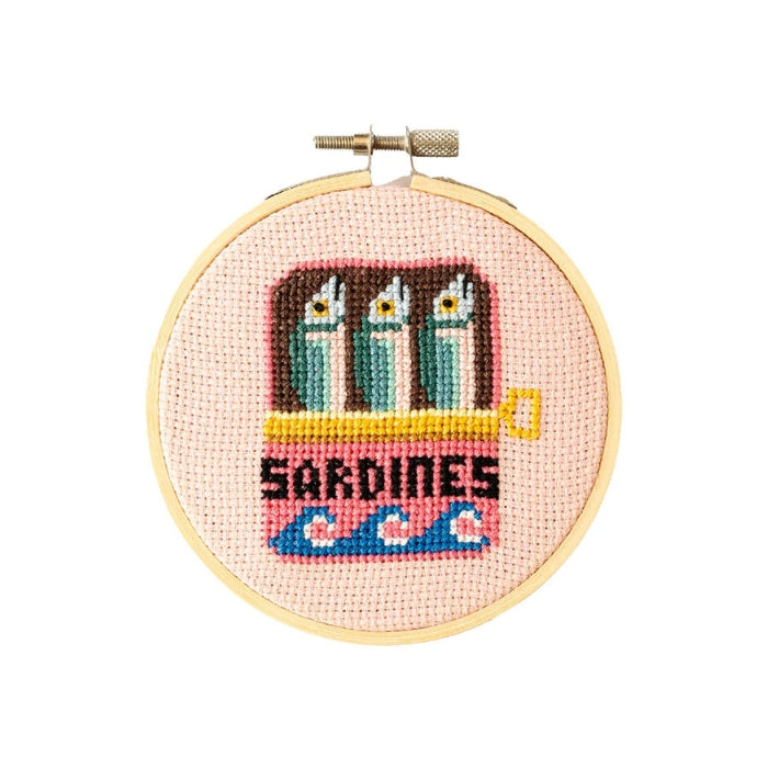 Cotton Clara Sardines Cross Stitch Kit