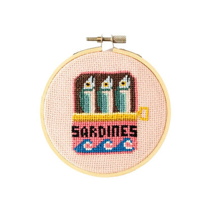 Cotton Clara Sardines Cross Stitch Kit