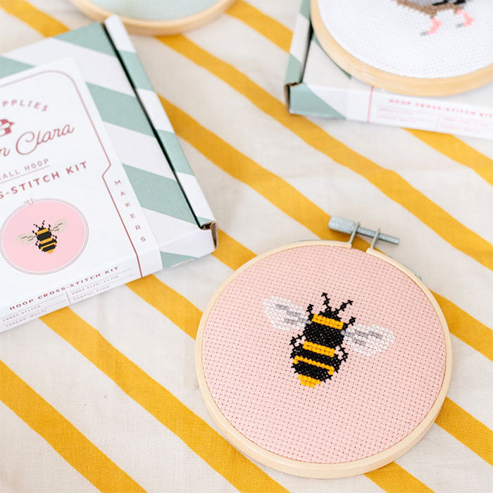 Cotton Clara Bee Cross Stitch Kit
